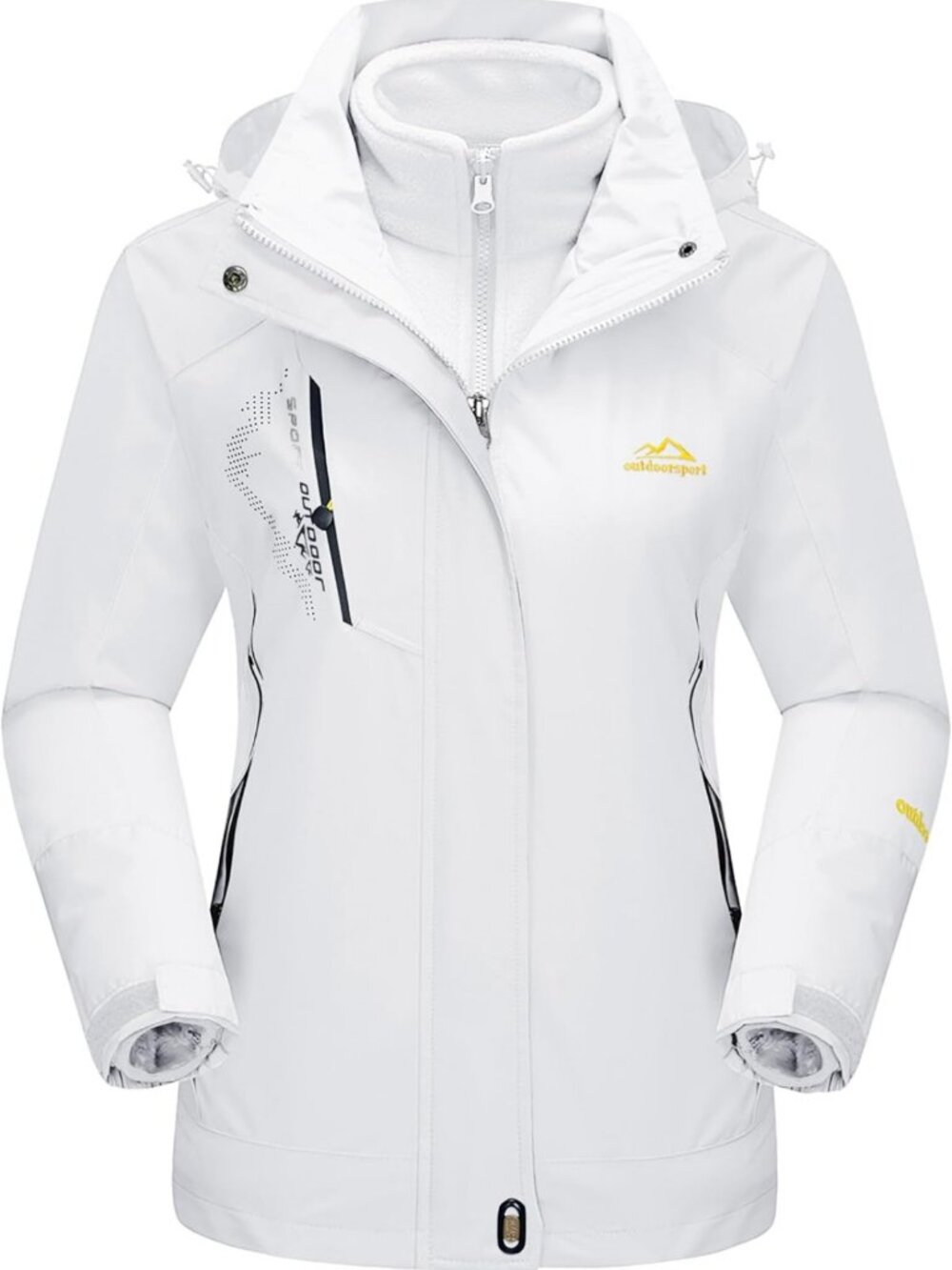 Cozy 3-in-1 Winter Coat for Women | Waterproof, Windproof Ski Jacket & Fleece